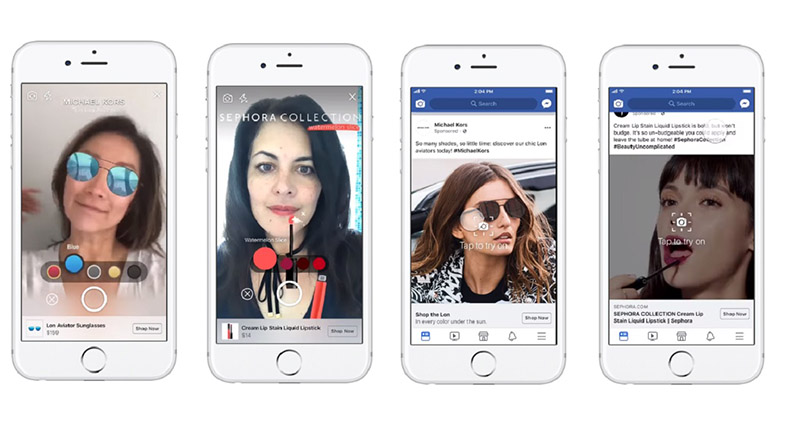 Facebook’s testing AR ads in the feed to give you a virtual fitting room of sorts